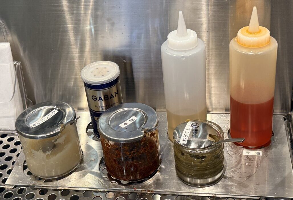 東京油組総本店アリオ西新井組の調味料