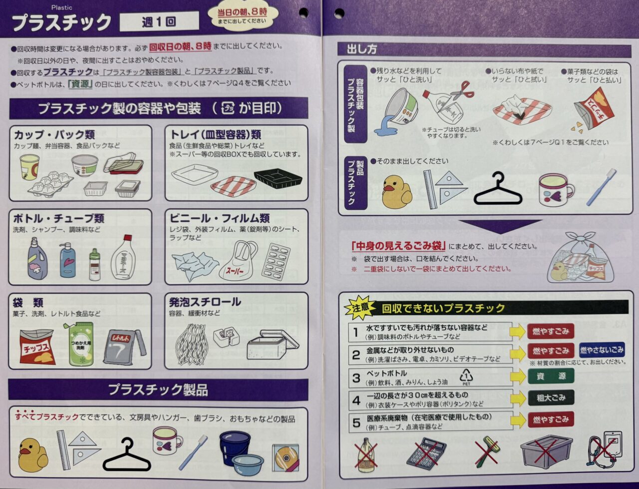プラスチック分別回収