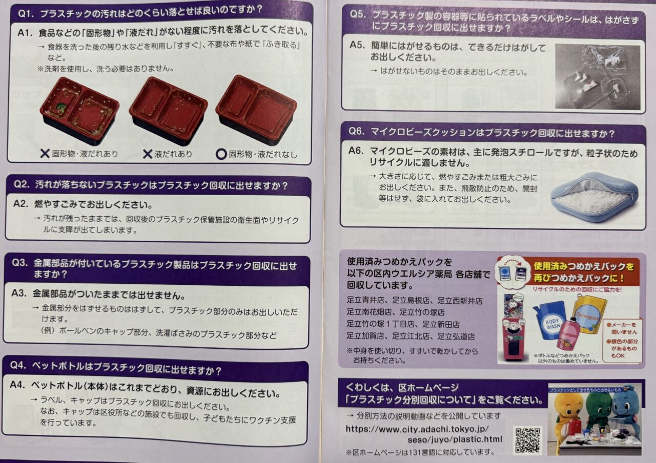 プラスチック分別回収