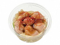 おつまみピリ辛ダレの鶏肉とにんにくキャベツ
