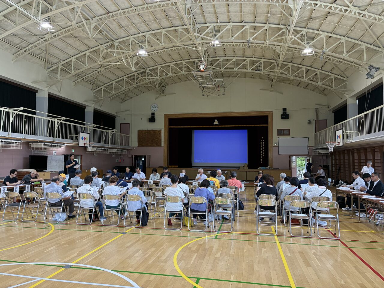 N-HOPSを使った避難所開設訓練