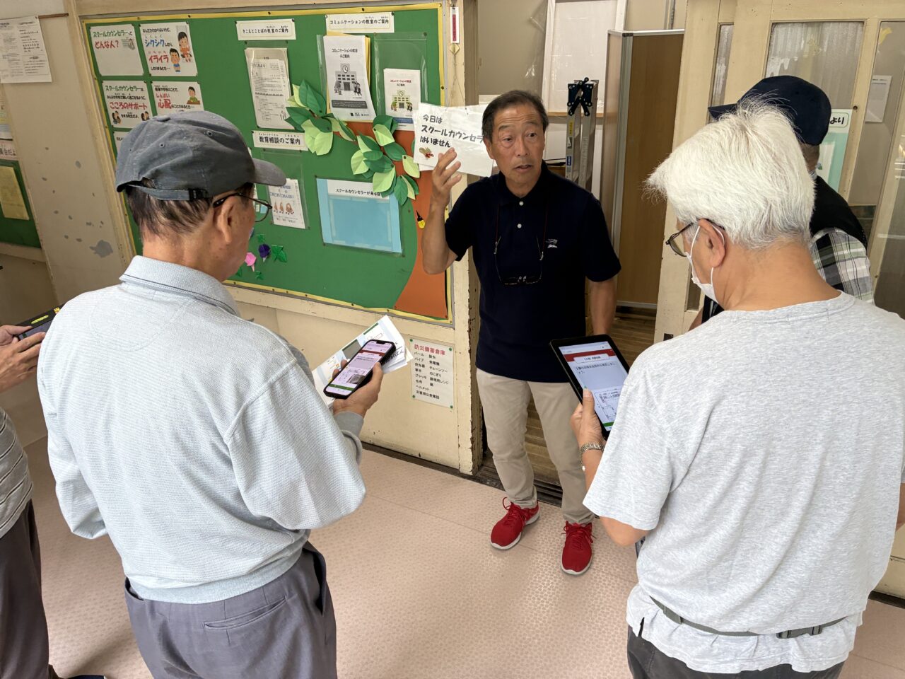 N-HOPSを使った避難所開設訓練